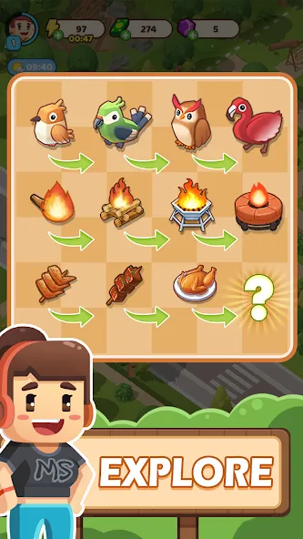 Скачать Campsite Craze: Puzzle Merge на телефон — Безлимитные ресурсы и быстрый прогресс — скриншот 3