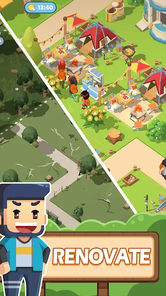 Скачать Campsite Craze: Puzzle Merge на телефон — Безлимитные ресурсы и быстрый прогресс — скриншот 4
