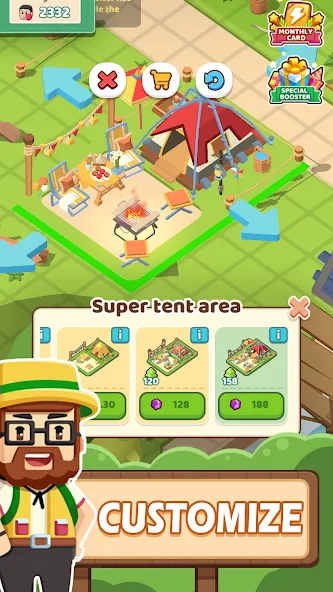 Скачать Campsite Craze: Puzzle Merge на телефон — Безлимитные ресурсы и быстрый прогресс — скриншот 5