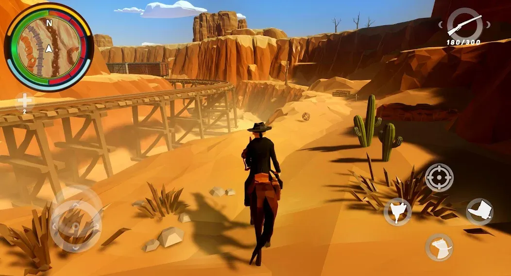 West Cowboy Western Polygon MOD APK — Безлимитные деньги и все персонажи — скриншот 1 West Cowboy Western Polygon MOD APK — Безлимитные деньги и все персонажи — скриншот 1