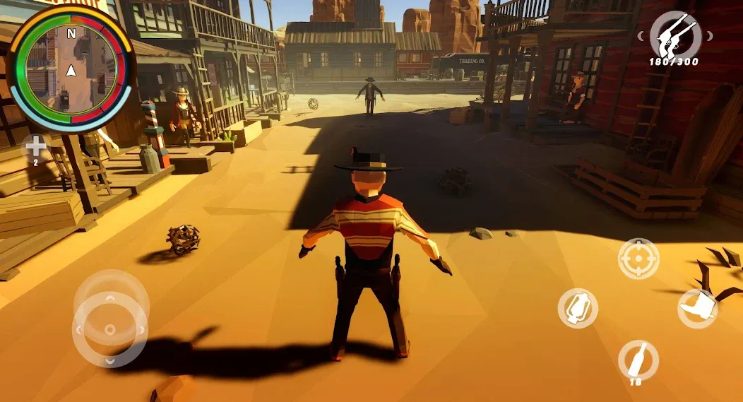 West Cowboy Western Polygon MOD APK — Безлимитные деньги и все персонажи — скриншот 5 West Cowboy Western Polygon MOD APK — Безлимитные деньги и все персонажи — скриншот 5