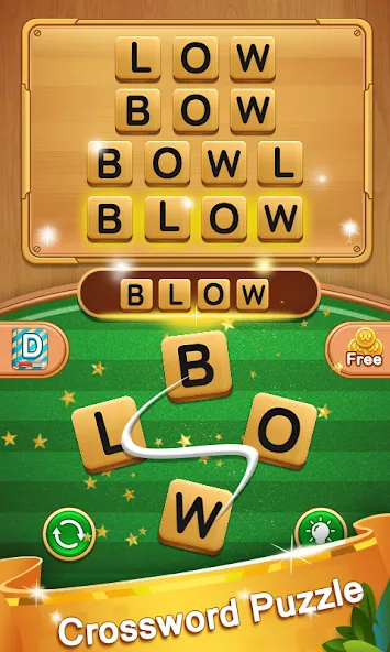 Скачать взломанную Word Legend Puzzle Addictive — Безлимитные подсказки и открыты уровни — скриншот 1