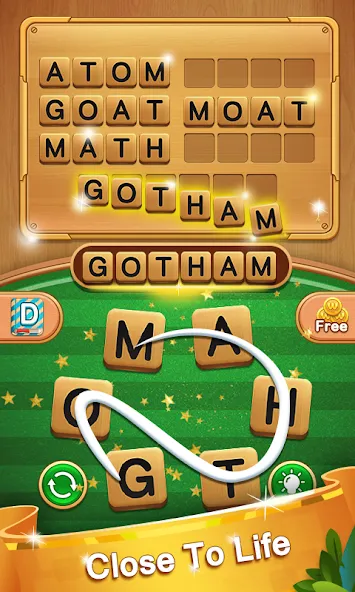 Скачать взломанную Word Legend Puzzle Addictive — Безлимитные подсказки и открыты уровни — скриншот 3