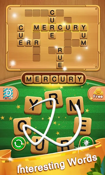 Скачать взломанную Word Legend Puzzle Addictive — Безлимитные подсказки и открыты уровни — скриншот 4