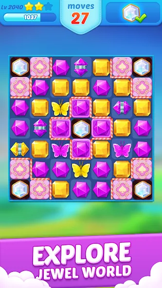 Скачать Jewel Crush™ - Match 3 Legend — Модификация Безлимитные жизни и бустеры — скриншот 4 Скачать Jewel Crush™ - Match 3 Legend — Модификация Безлимитные жизни и бустеры — скриншот 4