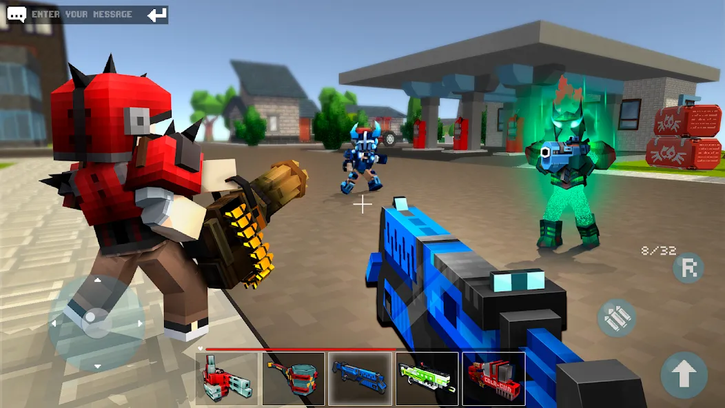 Скачать Mad GunS online shooting games (Мод: Безлимитные деньги и оружие) на Андроид — скриншот 2