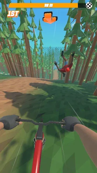 Bike Hill 3D (Мод Безлимитные деньги и все трассы открыты) — скриншот 2 Bike Hill 3D (Мод Безлимитные деньги и все трассы открыты) — скриншот 2