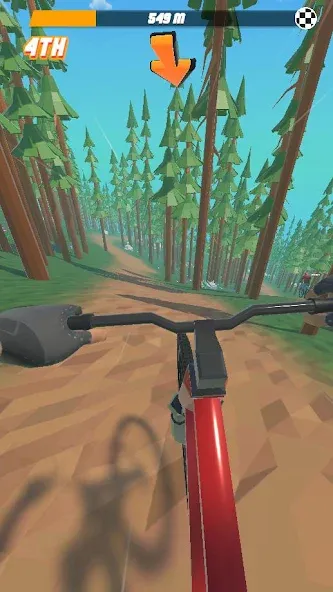 Bike Hill 3D (Мод Безлимитные деньги и все трассы открыты) — скриншот 4 Bike Hill 3D (Мод Безлимитные деньги и все трассы открыты) — скриншот 4