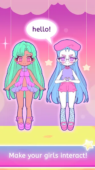 Взлом Mimistar dress up chibi doll — Безлимитные монеты и все наряды — скриншот 5