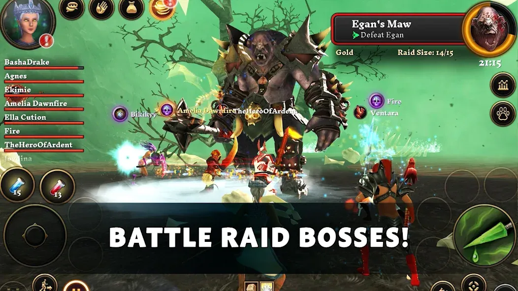 Скачать Villagers & Heroes - MMO RPG MOD APK — Безлимитные ресурсы и открыты все уровни — скриншот 1