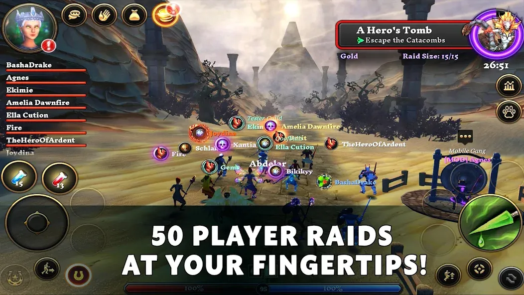 Скачать Villagers & Heroes - MMO RPG MOD APK — Безлимитные ресурсы и открыты все уровни — скриншот 3