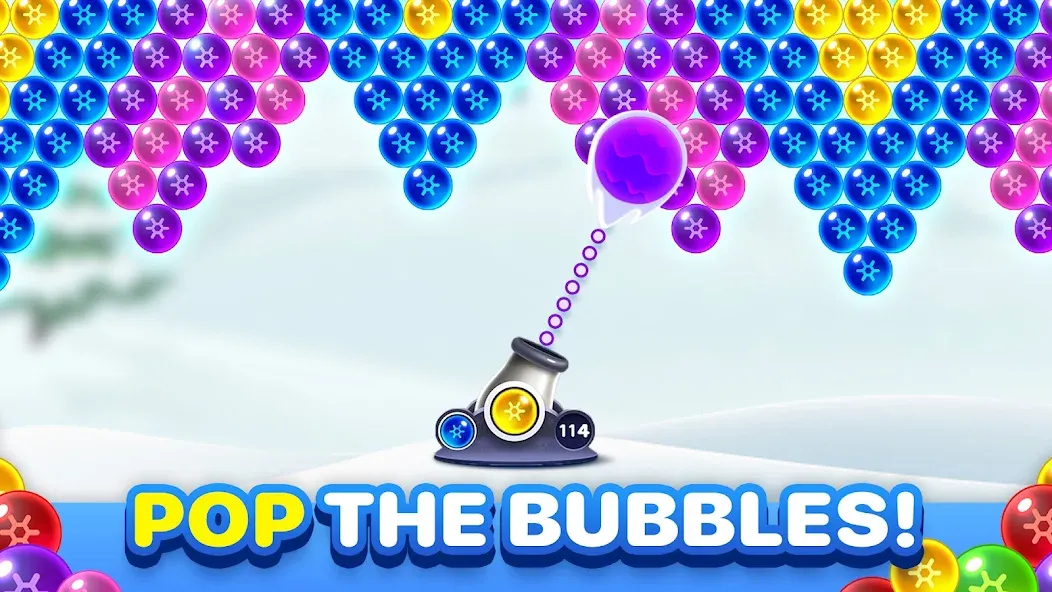 Взлом Bubble Pop Games: Shooter Cash — Безлимитные монеты и жизни — скриншот 1