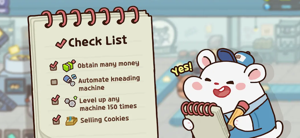 Hamster Cookie Factory на Андроид — Мод Безлимитные монеты и ускоренное производство — скриншот 3