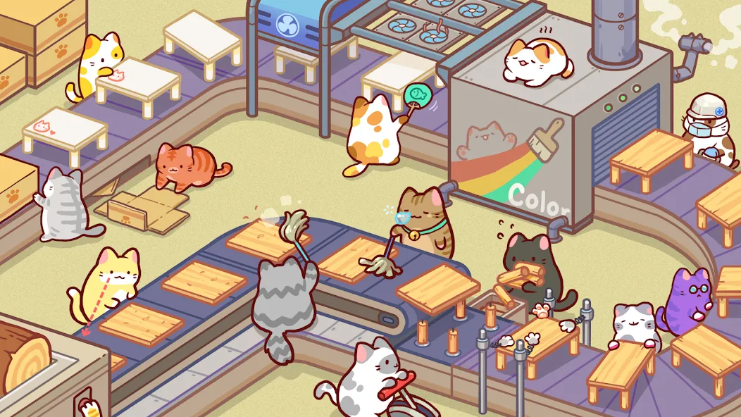 Скачать Kitty Cat Tycoon (Мод: Безлимитные деньги и ресурсы) на Андроид — скриншот 4 Скачать Kitty Cat Tycoon (Мод: Безлимитные деньги и ресурсы) на Андроид — скриншот 4