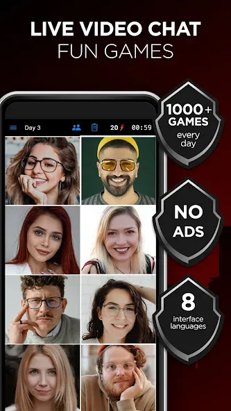 Mafia Online With Video Chat — Мод: Безлимитные монеты и видеочат — скриншот 1