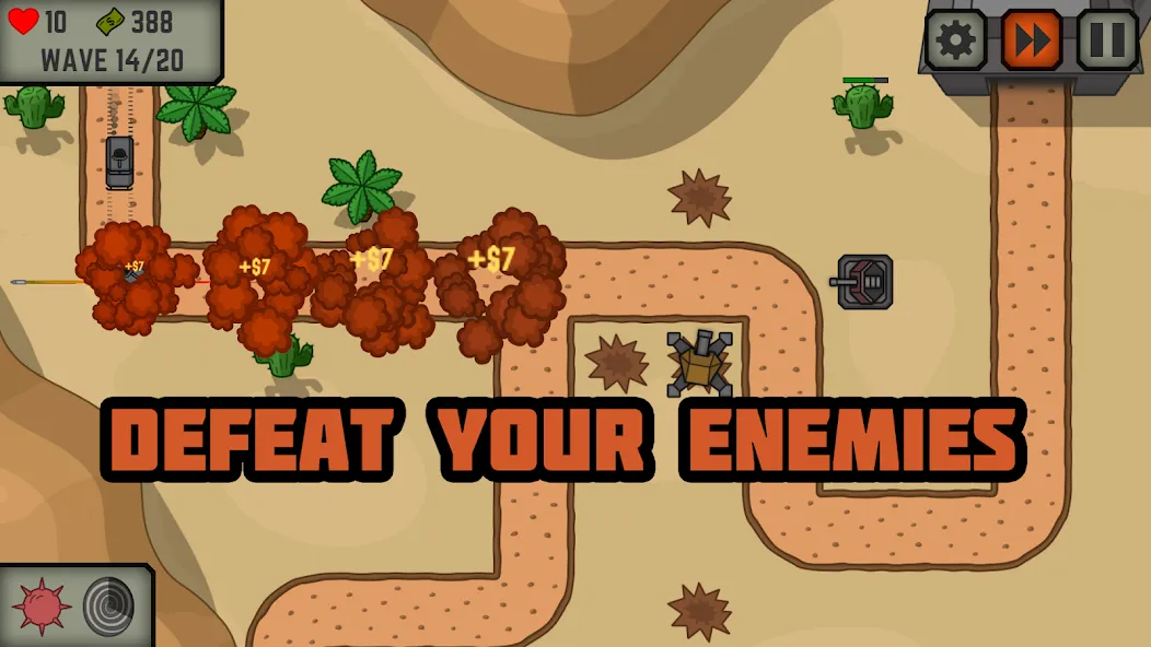 Взлом Tactical War: Tower Defense — Безлимитные деньги и мощные войска — скриншот 5