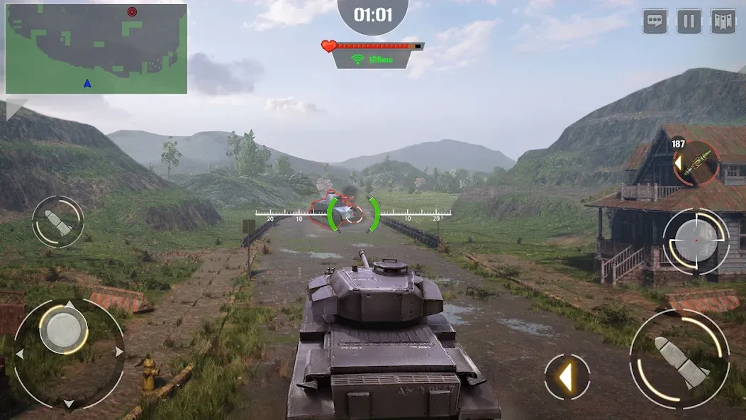 Скачать взломанную Furious Tank: War of Worlds — Безлимитные деньги и боеприпасы — скриншот 3