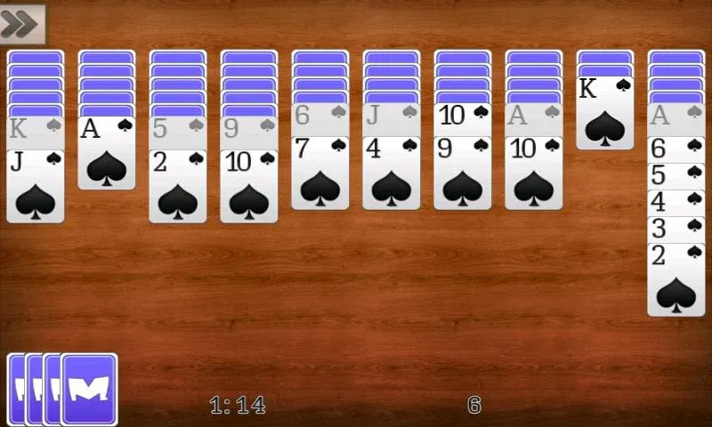 Скачать Spider Solitaire на Андроид — Без рекламы и бесконечные подсказки — скриншот 2