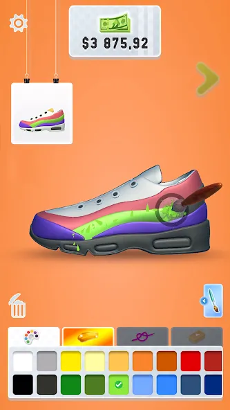 Скачать Sneaker Art! - Coloring Games — Открыты все кроссовки и уровни — скриншот 3