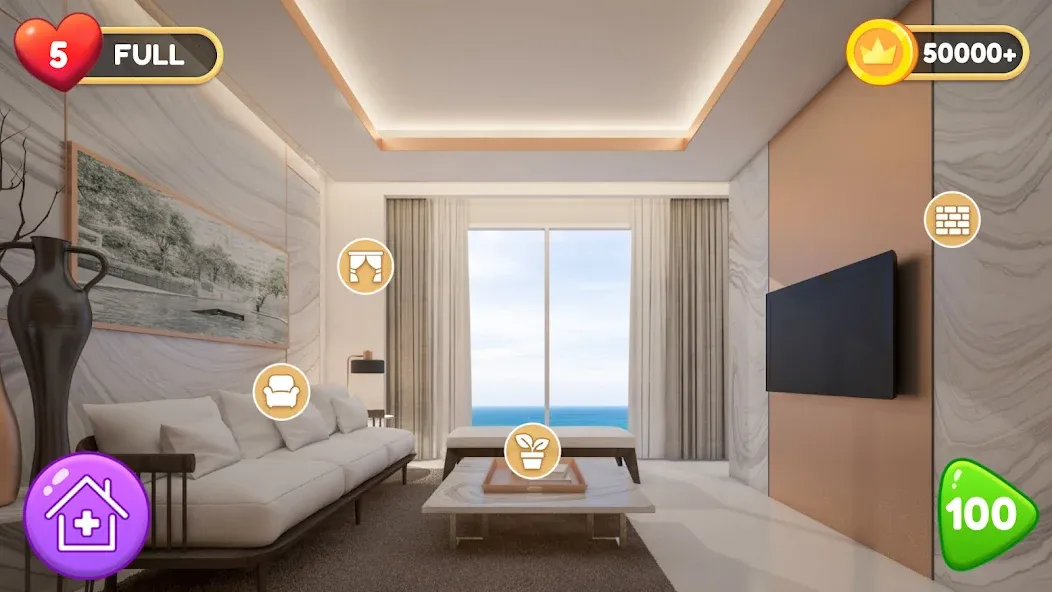 Home Renovation Games 2023 — Безлимитные деньги и все уровни — скриншот 3