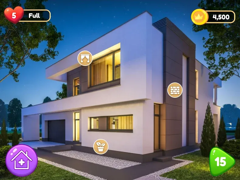 Home Renovation Games 2023 — Безлимитные деньги и все уровни — скриншот 4