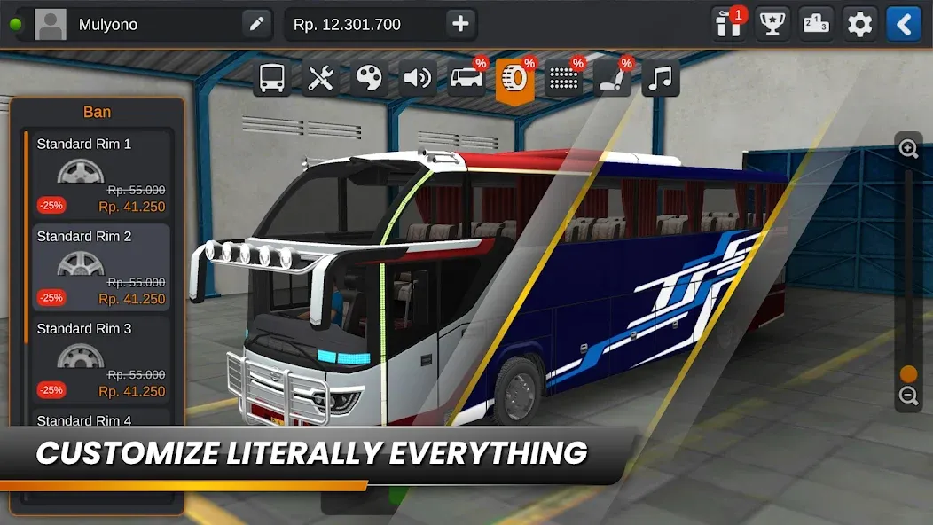 Скачать Bus Simulator Indonesia — Безлимитные деньги и топливо — скриншот 3 Скачать Bus Simulator Indonesia — Безлимитные деньги и топливо — скриншот 3