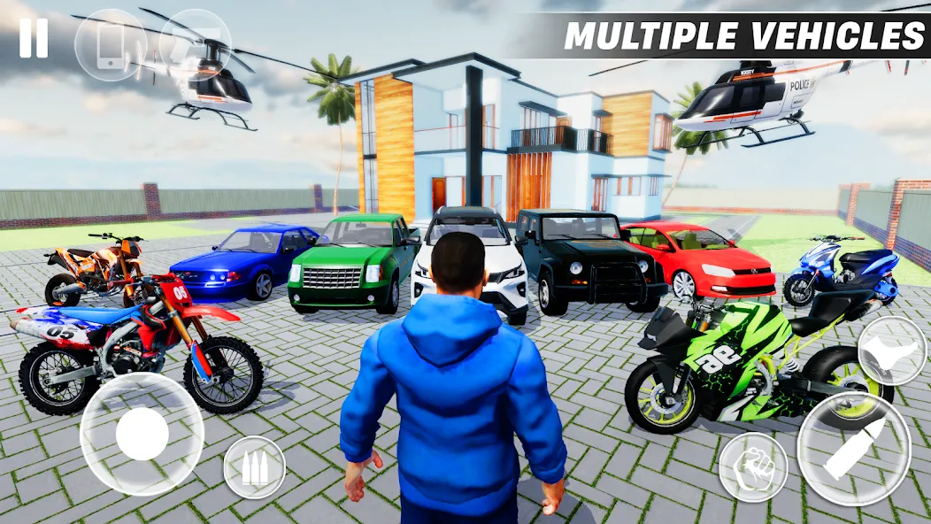 Скачать взлом Indian Driving Open World на Андроид — Открытый мир и безлимитные деньги — скриншот 2