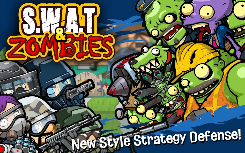 Скачать SWAT and Zombies Season 2 — Последняя версия (Безлимитные деньги и патроны) — скриншот 1