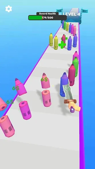 Sword Melter (Мод Много денег и мощный меч) — скриншот 1 Sword Melter (Мод Много денег и мощный меч) — скриншот 1