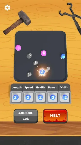 Sword Melter (Мод Много денег и мощный меч) — скриншот 2 Sword Melter (Мод Много денег и мощный меч) — скриншот 2