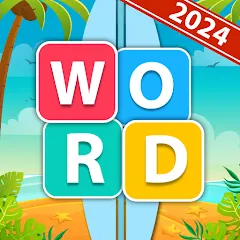 Скачать взлом Word Surf - Word Game на Андроид — Безлимитные подсказки и открыты все уровни