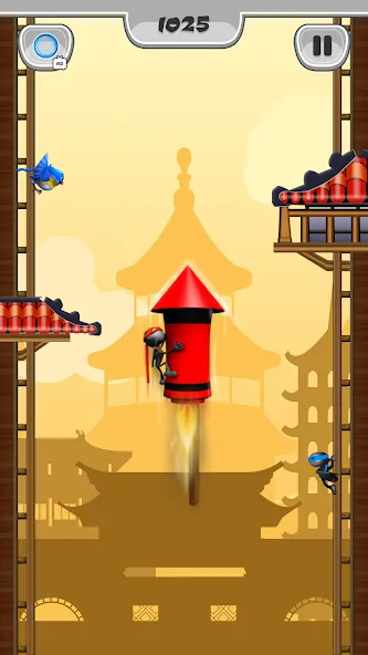 Скачать NinJump - Deluxe Run — Последняя версия (Безлимитные монеты и усиленный прыжок) — скриншот 2