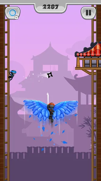 Скачать NinJump - Deluxe Run — Последняя версия (Безлимитные монеты и усиленный прыжок) — скриншот 3