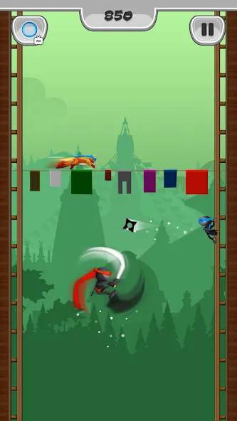 Скачать NinJump - Deluxe Run — Последняя версия (Безлимитные монеты и усиленный прыжок) — скриншот 5
