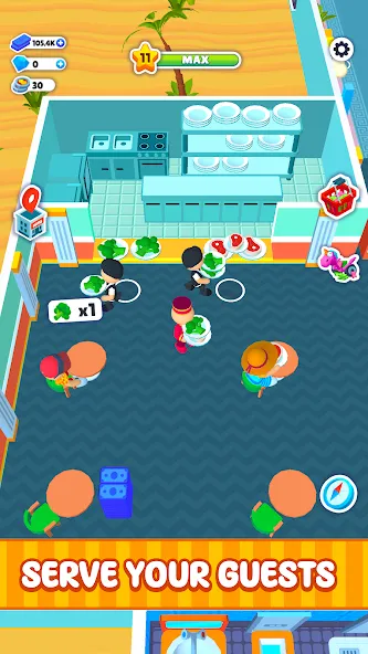 Скачать My Perfect Hotel на Android — Безлимитные деньги и ресурсы — скриншот 2 Скачать My Perfect Hotel на Android — Безлимитные деньги и ресурсы — скриншот 2