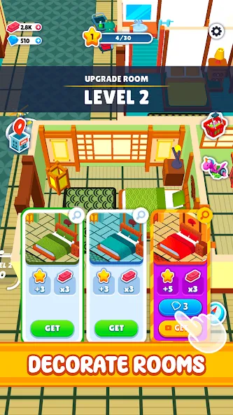 Скачать My Perfect Hotel на Android — Безлимитные деньги и ресурсы — скриншот 3 Скачать My Perfect Hotel на Android — Безлимитные деньги и ресурсы — скриншот 3