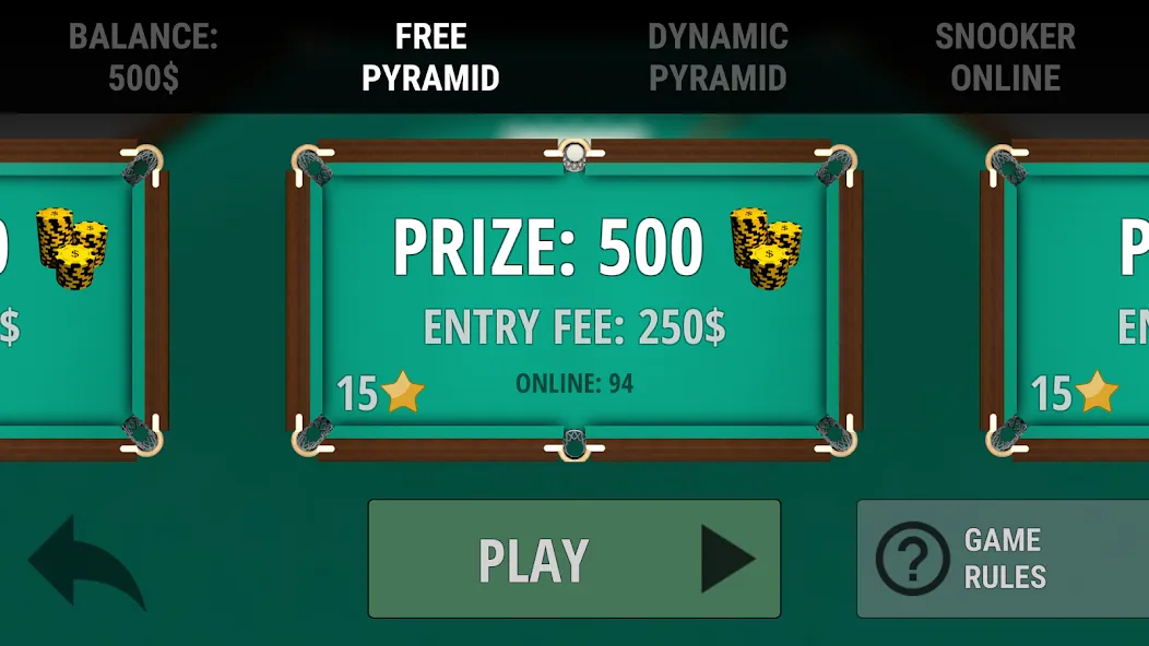 Russian Billiard Pool MOD APK на Android — Безлимитные монеты и разблокированы столы — скриншот 5