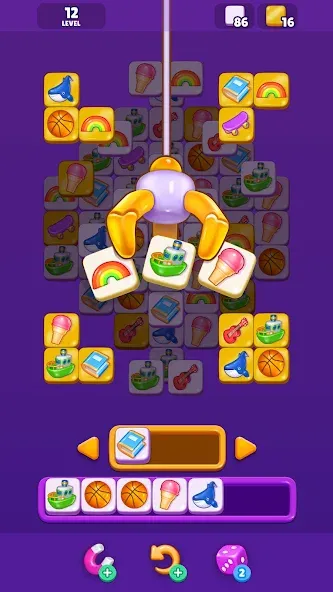Tile Match - Matching Game Mod APK Без рекламы и подсказки доступны — Скачать на Андроид — скриншот 4