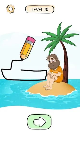Draw Puzzle: Tricky Brain Test Mod APK Открыты все уровни и подсказки — Скачать на Андроид — скриншот 5 Draw Puzzle: Tricky Brain Test Mod APK Открыты все уровни и подсказки — Скачать на Андроид — скриншот 5