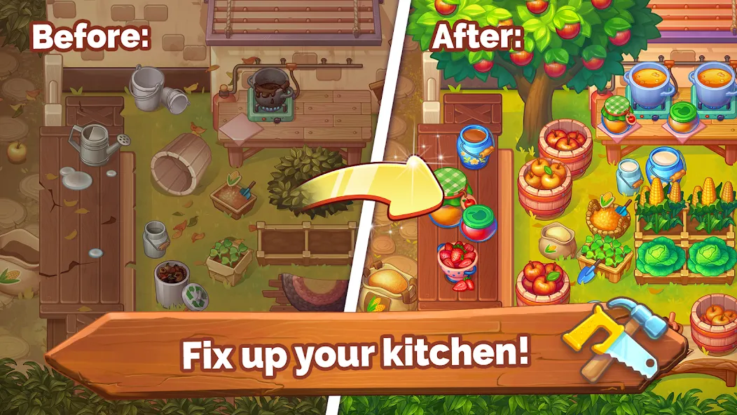 Взлом Farming Fever - Cooking game — Безлимитные деньги и ресурсы — скриншот 2