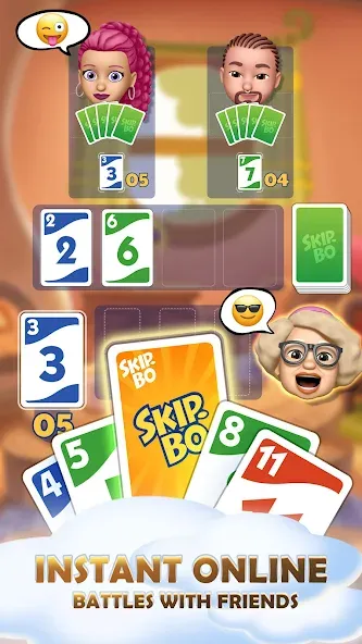 Skip-Bo на Андроид — Безлимитные монеты и все карты открыты — скриншот 2