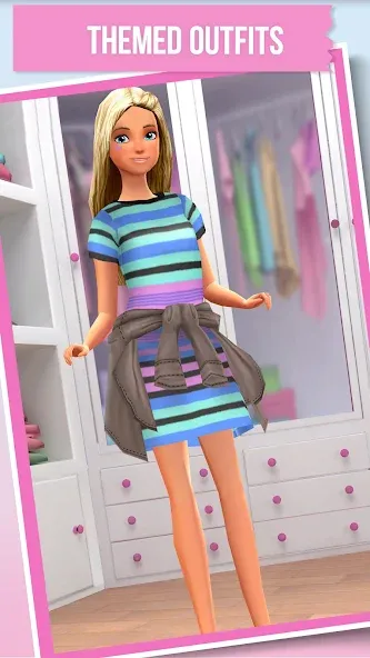 Скачать Barbie™ Fashion Closet — Последняя версия (Безлимитные монеты и все наряды) — скриншот 3 Скачать Barbie™ Fashion Closet — Последняя версия (Безлимитные монеты и все наряды) — скриншот 3