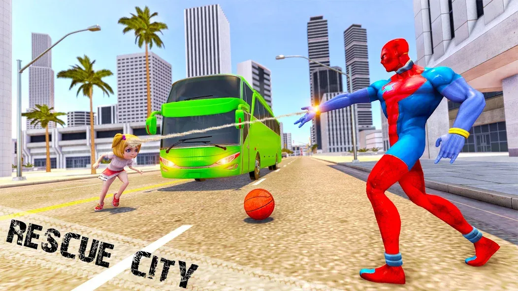 Скачать Flying Superhero Robot Games (Мод: Безлимитные деньги и полёт без ограничений) на Андроид — скриншот 5