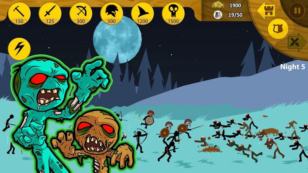 Stick War: Legacy MOD APK — Безлимитные деньги и алмазы — скриншот 2