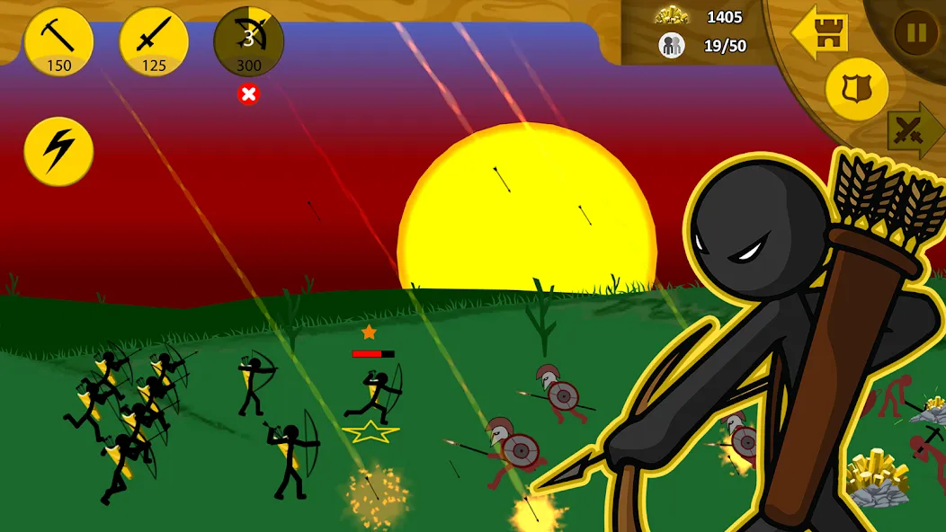 Stick War: Legacy MOD APK — Безлимитные деньги и алмазы — скриншот 3