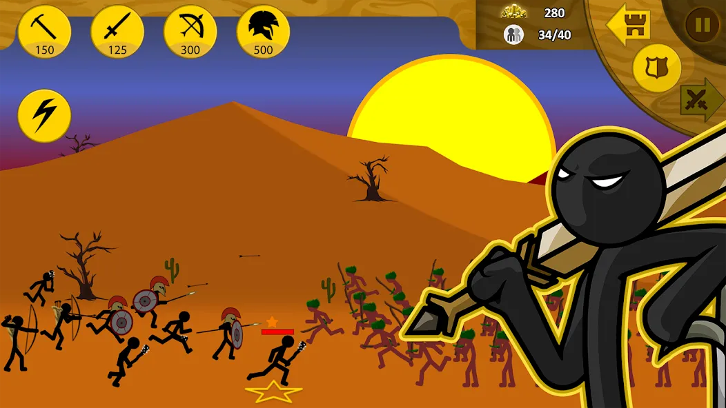 Stick War: Legacy MOD APK — Безлимитные деньги и алмазы — скриншот 4