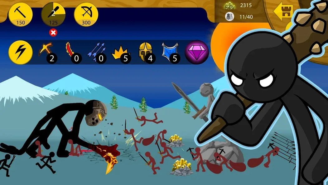 Stick War: Legacy MOD APK — Безлимитные деньги и алмазы — скриншот 5