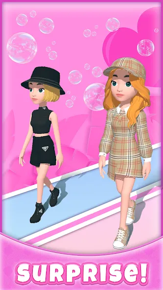 Скачать Catwalk Battle - Dress up! на Android — Безлимитные деньги и все наряды — скриншот 1 Скачать Catwalk Battle - Dress up! на Android — Безлимитные деньги и все наряды — скриншот 1