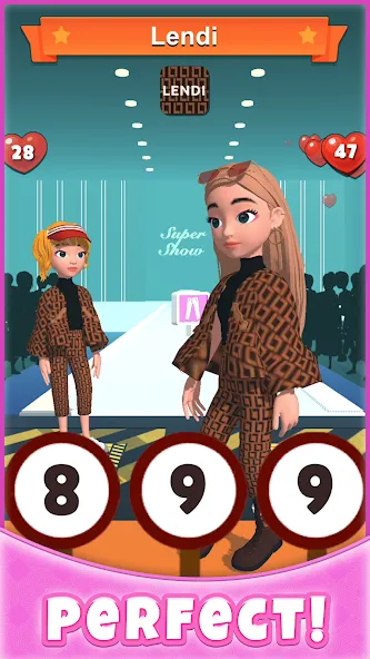 Скачать Catwalk Battle - Dress up! на Android — Безлимитные деньги и все наряды — скриншот 2 Скачать Catwalk Battle - Dress up! на Android — Безлимитные деньги и все наряды — скриншот 2