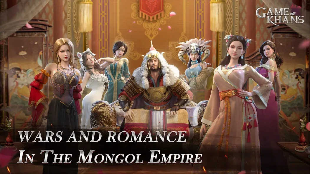 Скачать Game of Khans — Модификация Безлимитные ресурсы и усиленные войска — скриншот 1